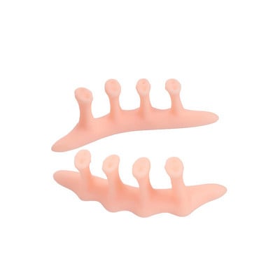 10 darab = 5 pár szilikon gél Hallux Valgus Hammer átfedő lábujjleválasztók kiegyenesítő ortézis korrekciós lábfájdalomcsillapító