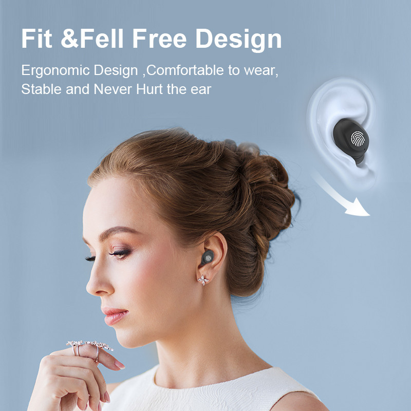 RUSAM BL31 Bluetooth slušalice TWS bežične slušalice Smart Touch Control Game Earbuds Active Noise Cancellation Sportske slušalice
