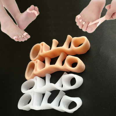 1 Pairs Orthotic Gel Separators Toe Separers Spacer Straightener Bunion Foot for Overlading Toe Pain Bunion