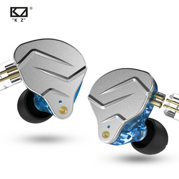 KZ ZSN Pro Метални слушалки 1BA+1DD Хибридна технология HIFI бас слушалки In Ear Monitor Слушалки Спортни шумопотискащи слушалки