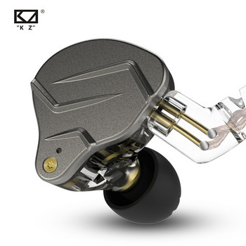 KZ ZSN Pro Метални слушалки 1BA+1DD Хибридна технология HIFI бас слушалки In Ear Monitor Слушалки Спортни шумопотискащи слушалки