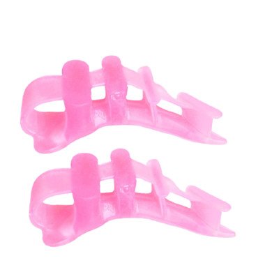 2 buc = 1 pereche Hallux Valgus Corector degete Oasele Gel suprapus Separatoare de degete din silicon Protector pentru picioare Separator de degete Manichiura