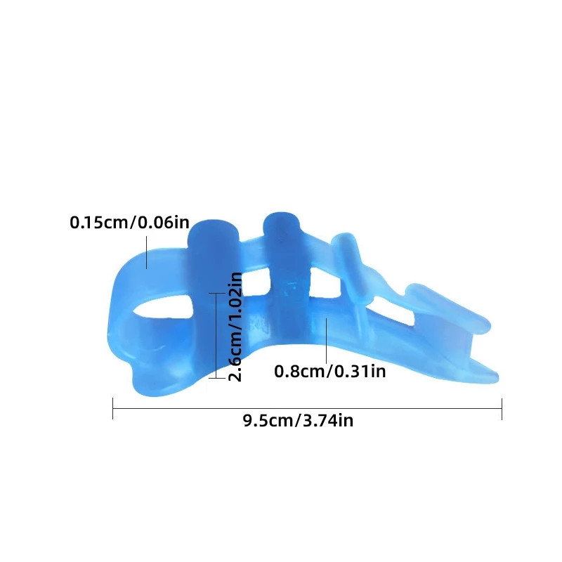 2 buc = 1 pereche Hallux Valgus Corector degete Oasele Gel suprapus Separatoare de degete din silicon Protector pentru picioare Separator de degete Manichiura