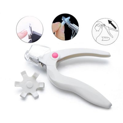 Nail Art Cuticle Clipper Cutter False Nail Tips Γαλλικό ψαλίδι Εργαλείο μανικιούρ Άνετη λαβή Εύκολο στη χρήση Ανθεκτικό