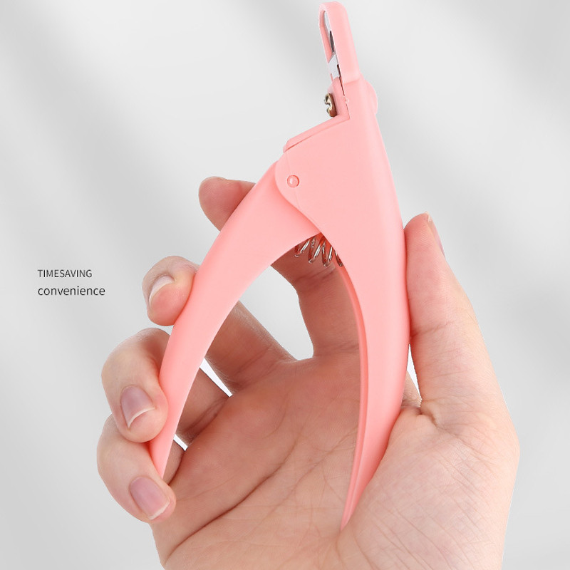 Profesionalni kliper za nokte Specijalni tip U riječ False Tips Rezači rubova Manikura Šareni plastični alati za ukrašavanje noktiju