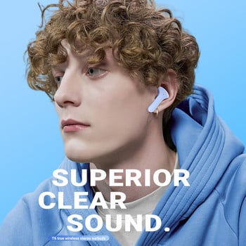 Ακουστικά ACEFAST T6 TWS Ασύρματο Bluetooth 5.0 Ακουστικά Sport Gaming Ακουστικά με μείωση θορύβου Ακουστικά με μικρόφωνο + δωρεάν κάλυμμα