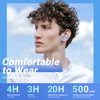 Ακουστικά ACEFAST T6 TWS Ασύρματο Bluetooth 5.0 Ακουστικά Sport Gaming Ακουστικά με μείωση θορύβου Ακουστικά με μικρόφωνο + δωρεάν κάλυμμα