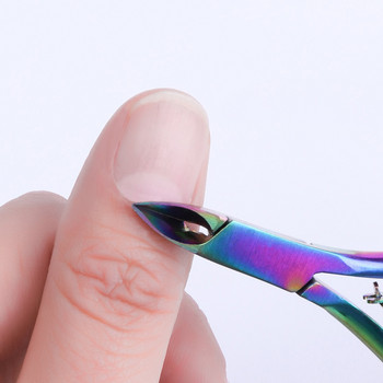 1 τμχ Cuticle Nippers Nail Manicure Scissors Clippers Trimmer Dead Skin Remover Pedicure Κόφτες από ανοξείδωτο ατσάλι Εργαλεία τέχνης νυχιών