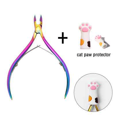 1vnt odelių žnyplės nagų manikiūro žirklės kirpimo mašinėlės negyvos odos šalinimo priemonė pedikiūras nerūdijančio plieno pjaustyklės nagų dailės įrankiai