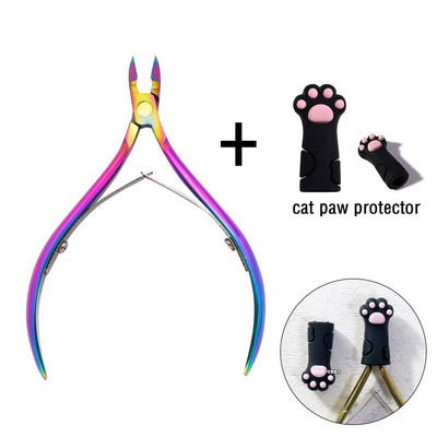 1vnt odelių žnyplės nagų manikiūro žirklės kirpimo mašinėlės negyvos odos šalinimo priemonė pedikiūras nerūdijančio plieno pjaustyklės nagų dailės įrankiai