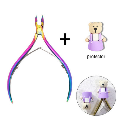 1vnt odelių žnyplės nagų manikiūro žirklės kirpimo mašinėlės negyvos odos šalinimo priemonė pedikiūras nerūdijančio plieno pjaustyklės nagų dailės įrankiai