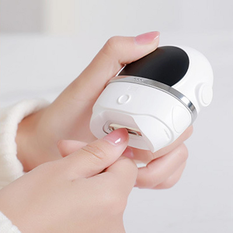 Elektrinė automatinė nagų kirpimo mašinėlė, apsauganti nuo purslų pirštų nagų suaugusiems vaikams Saugi nagų kirpimo mašina manikiūrui storų nagų kirpimo mašinėlė