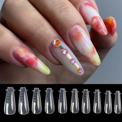 Oblik nokta Četvrtasta konstrukcija Nokti Gornji oblik Produžetak Lučni gornji oblici Kalup za poli UV gel Prošireni lažni vrhovi