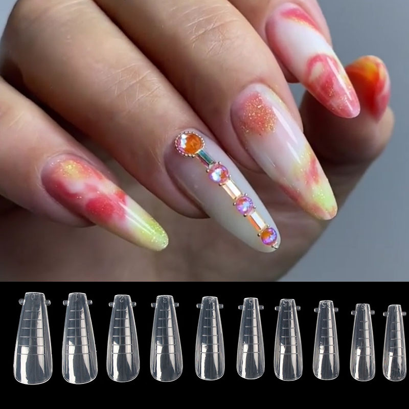 Oblik nokta Četvrtasta konstrukcija Nokti Gornji oblik Produžetak Lučni gornji oblici Kalup za poli UV gel Prošireni lažni vrhovi