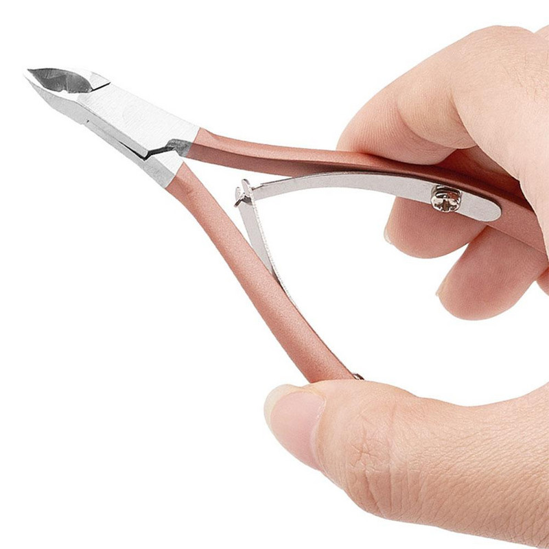 1vnt Nešiojami profesionalūs nerūdijančio plieno nagų odelių žirklės kirpimo mašinėlė pedikiūro apdaila erelio snapo replės manikiūro žirklės