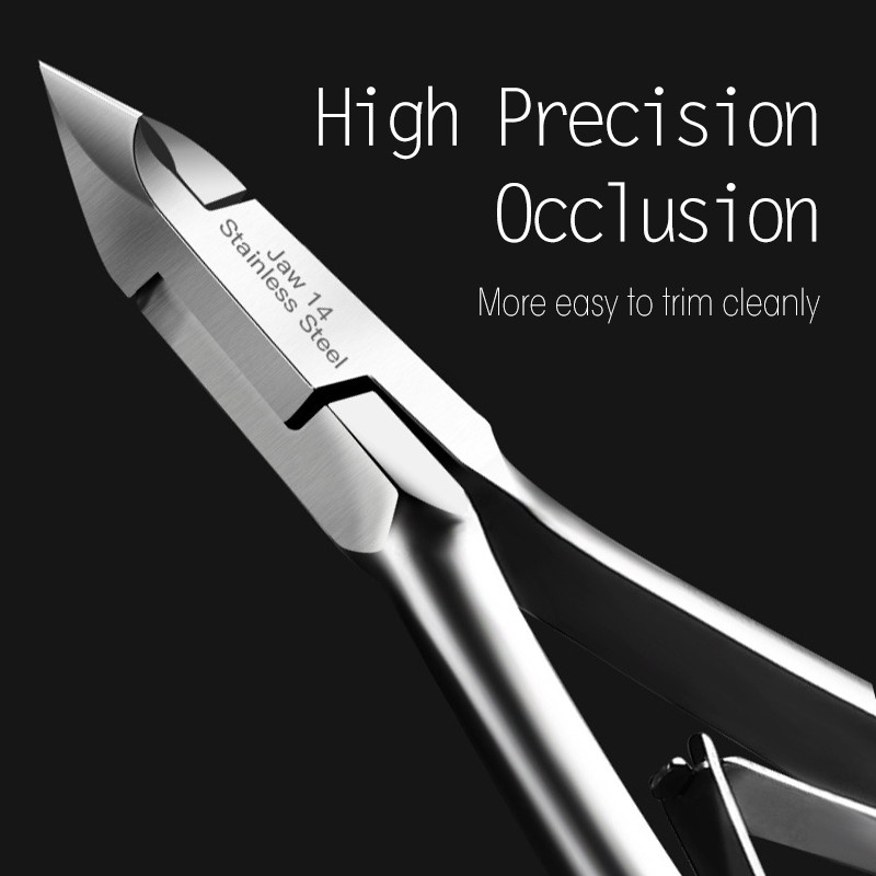 Profesionalne škare za nokte od nehrđajućeg čelika visoke preciznosti, škare za mrtvu kožu, škare za nokte, škare za zanoktice, alat za manikuru