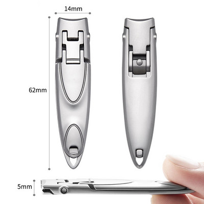 1PC tăietor de unghii din oțel subțire, tăietor de unghii pentru unghii de la picior, trimmer pentru unghii de la picioare, foarfecă pentru pedichiură, instrument de tăiat
