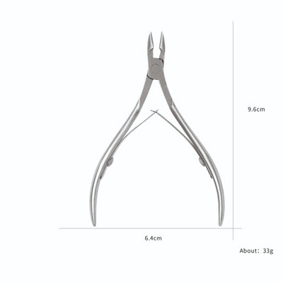 Професионална ножица за кутикула от неръждаема стомана, нокторезачка, ноктопластика, маникюр, педикюр, грижа за подстригване, клещи, ножици, ножици за красота, инструменти