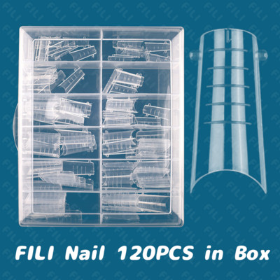 Dual Nail Form Coffin Build Nokti Top Form UV Gel Extended False Tips for Nail Extension Arched Top Forms Quick Building Kalup