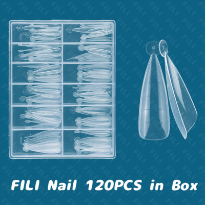 Dual Nail Form Coffin Build Nokti Top Form UV Gel Extended False Tips for Nail Extension Arched Top Forms Quick Building Kalup