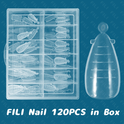 Dual Nail Form Coffin Build Nokti Top Form UV Gel Extended False Tips for Nail Extension Arched Top Forms Quick Building Kalup