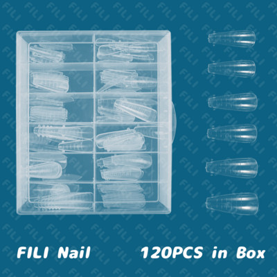 Dual Nail Form Coffin Build Nokti Top Form UV Gel Extended False Tips for Nail Extension Arched Top Forms Quick Building Kalup