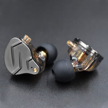 KZ ZSN Pro Ακουστικά In Ear Υβριδική τεχνολογία 1BA+1DD HIFI Bass Metal Earbuds Αθλητικά Ακουστικά Ακύρωσης Θορύβου