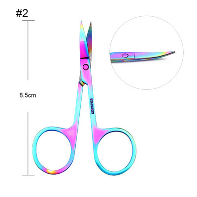 BORN PRETTY Šareni alat za ukrašavanje noktiju Niper Rezač zanoktica Škare Dead Skin UV Gel Remover Gurka Stamper