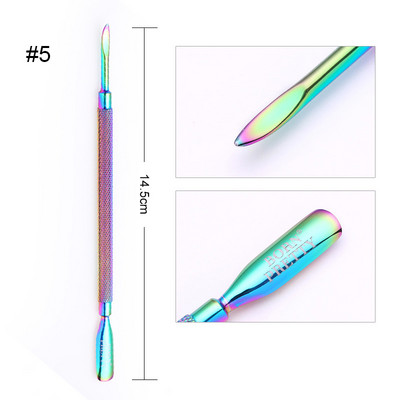 BORN PRETTY Šareni alat za ukrašavanje noktiju Niper Rezač zanoktica Škare Dead Skin UV Gel Remover Gurka Stamper