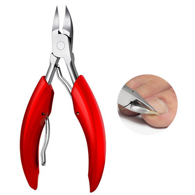 1 τεμ. από ανοξείδωτο ατσάλι Ingrown Nail Art Nipper Scissors Paronychia Dead Skin Remover Trimming Nail Clipper Εργαλεία πεντικιούρ