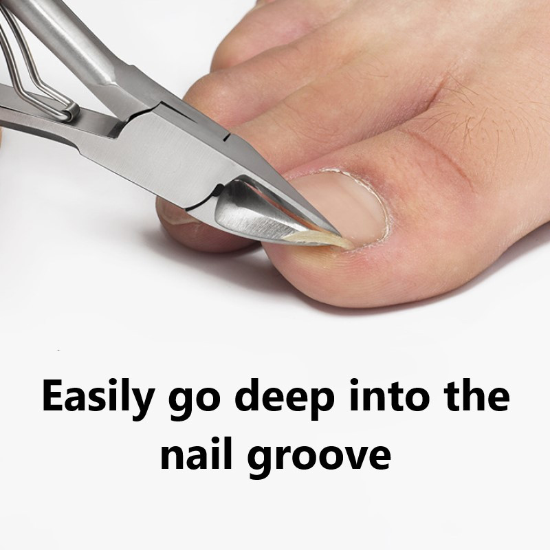 1 τεμ. από ανοξείδωτο ατσάλι Ingrown Nail Art Nipper Scissors Paronychia Dead Skin Remover Trimming Nail Clipper Εργαλεία πεντικιούρ