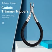 Grip & Snip spirálrugós kutikula vágó fogók Tisztító körömrés eltávolító elhalt bőr megmentése Hangnail paronychia manikűr eszközök