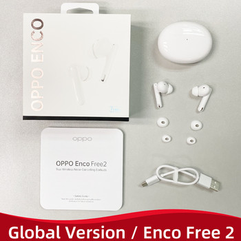 OPPO ENCO Free 2 2i TWS слушалка Безжична Bluetooth 5.2 Слушалки Активно шумопотискане Безжична слушалка с 3 микрофона за Find X5 Pro