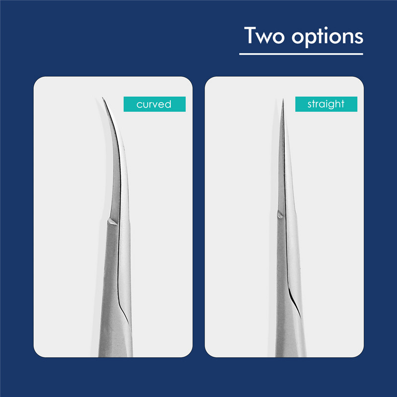 Ρωσικό ψαλίδι μανικιούρ Καμπύλη άκρο ψαλίδι Επαγγελματικό από ανοξείδωτο ατσάλι νυχιών αφαίρεσης νεκρού δέρματος Νυχοκόπτη σαλονιού Εργαλεία νυχιών