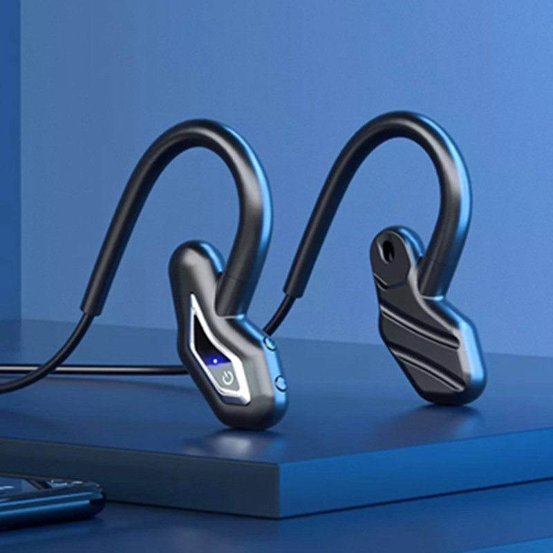 Ακουστικά Bone Conduction Ενσωματωμένη μνήμη 16G MP3 Music Hanging Ear Sports Ασύρματα ακουστικά Bluetooth με μικρόφωνο για παιχνίδια