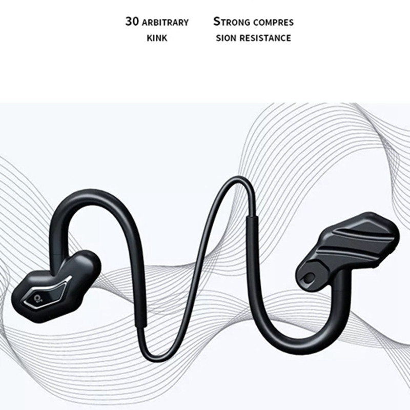 Ακουστικά Bone Conduction Ενσωματωμένη μνήμη 16G MP3 Music Hanging Ear Sports Ασύρματα ακουστικά Bluetooth με μικρόφωνο για παιχνίδια