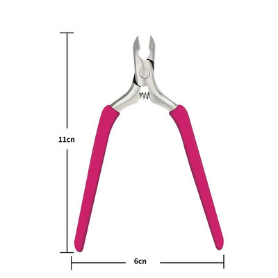 šarene Olecranon škare Sredstvo za uklanjanje uraslog nokta mrtve kože Nail Art Klešta za zanoktice Škara Rezač rubova Alat za manikuru Kliješta