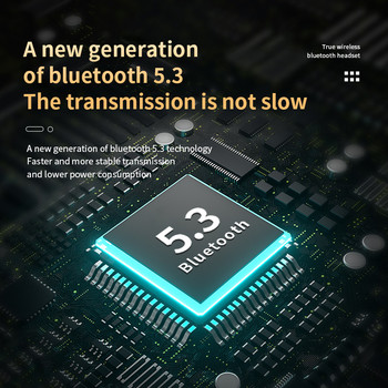 2023 Νέα ακουστικά Bluetooth TWS ασύρματα αδιάβροχα ακουστικά 9D HiFi στερεοφωνικά ακουστικά μείωσης θορύβου για όλα τα τηλέφωνα