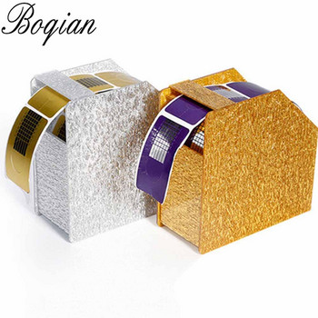 BQAN Nail Forms Acrylic Nail Art Remover Paper Wipe Holder Container Storage Case Make Up Nail DIY Manicure Styling Tool Stand