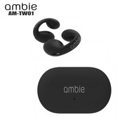 Căști Bluetooth fără fir Ambie Sound Căști cu conducție osoasă IPX5, impermeabile, portabile, pentru sport, căști audio pentru telefon