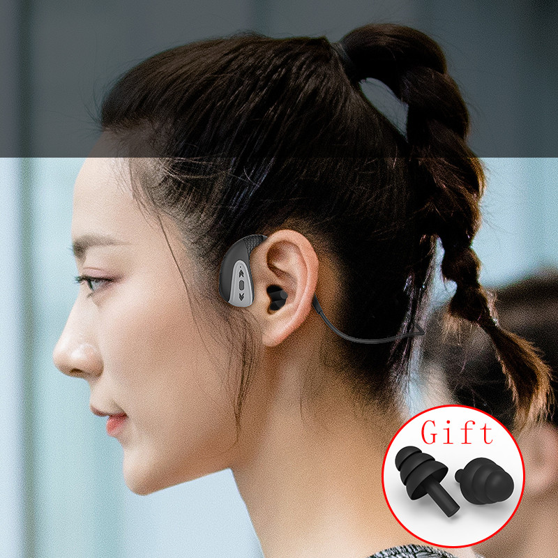 ddj Q1 Bone Conduction Kõrvaklapid Sisseehitatud mälu 8G IPX8 Veekindel MP3 Muusikamängija Ujumine Sukeldumine Kõrvaklapid 15 päeva Ooterežiim