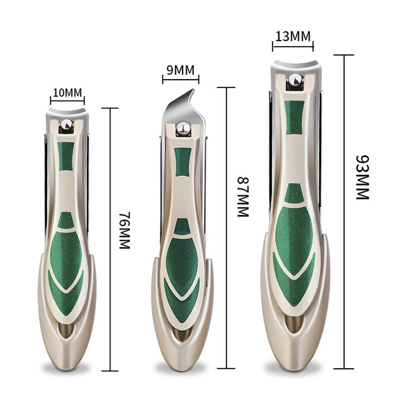 3Pcs/set škarica za nokte komplet komplet novih visokokvalitetnih muškaraca i žena na posebnim noktima za rezanje škarica za nokte Kutije s alatom za pedikuru