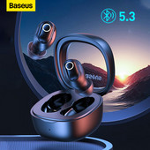 Ακουστικά Baseus Bowie WM02 Bluetooth 5.3 True Wireless Headphone Mini in-ear HiFi Sports Gaming TWS Earbuds Touch Control 25h