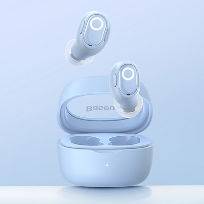 Ακουστικά Baseus Bowie WM02 Bluetooth 5.3 True Wireless Headphone Mini in-ear HiFi Sports Gaming TWS Earbuds Touch Control 25h