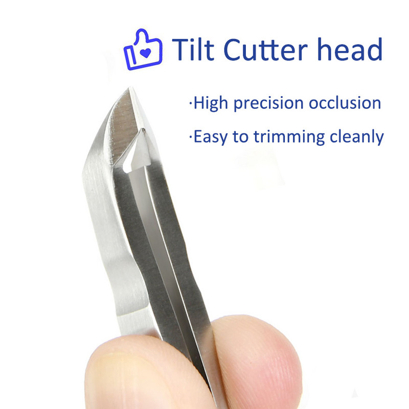 1kom novih mini škarica za nokte od nehrđajućeg čelika od nehrđajućeg čelika prijenosna kliješta za skidanje mrtve kože alat za manikuru