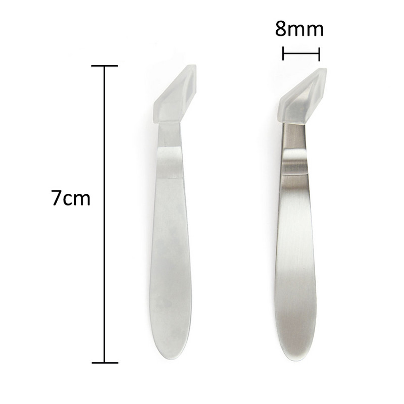 1kom novih mini škarica za nokte od nehrđajućeg čelika od nehrđajućeg čelika prijenosna kliješta za skidanje mrtve kože alat za manikuru