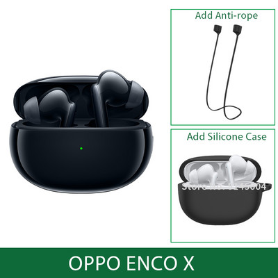 Ακουστικό Oppo Enco X TWS Bluetooth 5.2 LHDC 3 Mic Noise Cancelling True Wireless Headphones 25 ώρες Διάρκεια ζωής μπαταρίας για Find X5 Pro