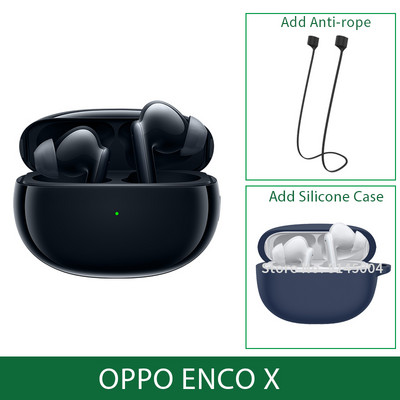 Ακουστικό Oppo Enco X TWS Bluetooth 5.2 LHDC 3 Mic Noise Cancelling True Wireless Headphones 25 ώρες Διάρκεια ζωής μπαταρίας για Find X5 Pro