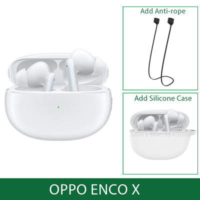 Ακουστικό Oppo Enco X TWS Bluetooth 5.2 LHDC 3 Mic Noise Cancelling True Wireless Headphones 25 ώρες Διάρκεια ζωής μπαταρίας για Find X5 Pro