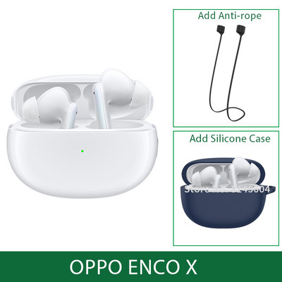 Ακουστικό Oppo Enco X TWS Bluetooth 5.2 LHDC 3 Mic Noise Cancelling True Wireless Headphones 25 ώρες Διάρκεια ζωής μπαταρίας για Find X5 Pro